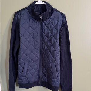 7 Diamonds Dark Blue Knit Jacket